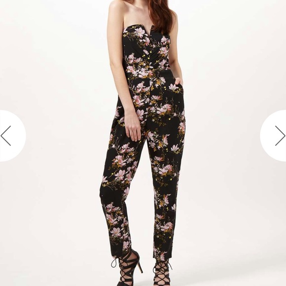 miss selfridge leopard jumpsuit
